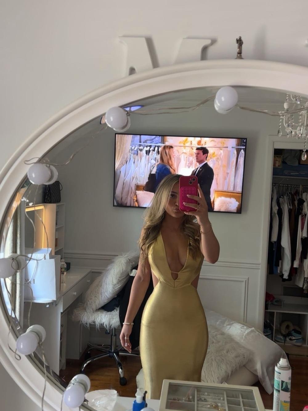 Gold Atria Prom Dress!!!